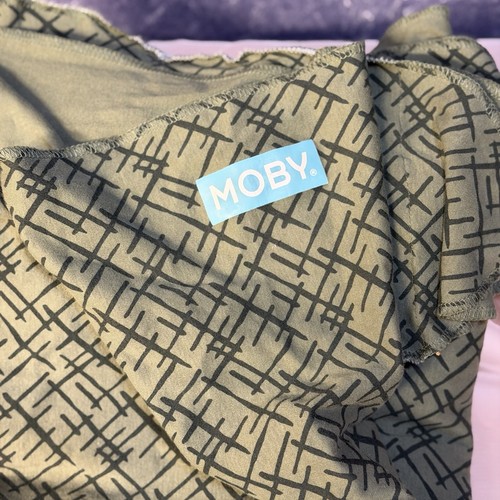 Moby wrap baby carrier - moby, green